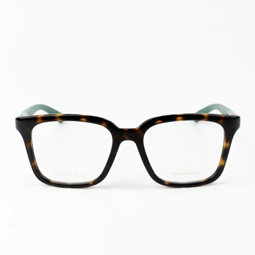 NEW Gucci GG1738O 003 Havana Green Unisex Square Eyeglasses GG 1738O